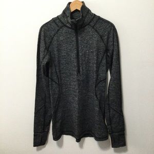 Womens LULULEMON 1/4 zip pullover 4 long sleeve mock neck athletic top running